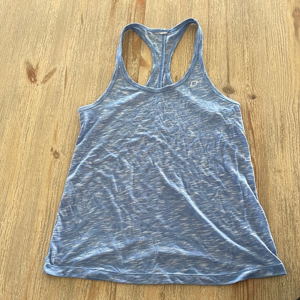 Lorna Jane racer back tank XS blue
